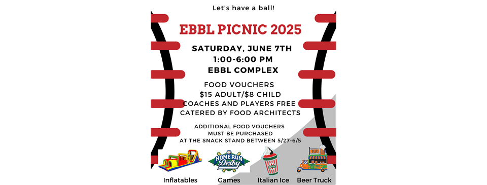 End of Season Picnic, June 7th!