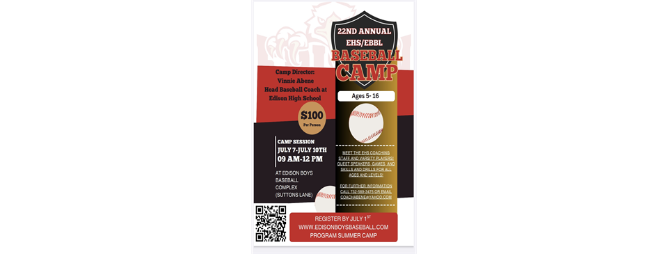 EHS BASEBALL CAMP AT EBBL