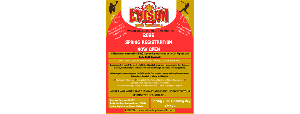 2026 Spring Registration